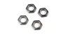 Wheel nut with nylon(Gun Metallic/4pcs)