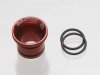 CARBURETTOR REDUCER 8MM (RED) ALUMINUM