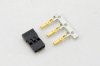 Servo Connector Housing & Gold Pin Set