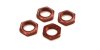 Wheel Nut (Red/4pcs/for Serration)