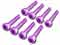 (DISCONTINUED) A7050T3 ALUMINUM ALLOY CAP BOLT M3X20 (PURPLE)